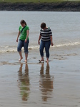 FZ030516 Jenni and Libby walking down Barry beach.jpg